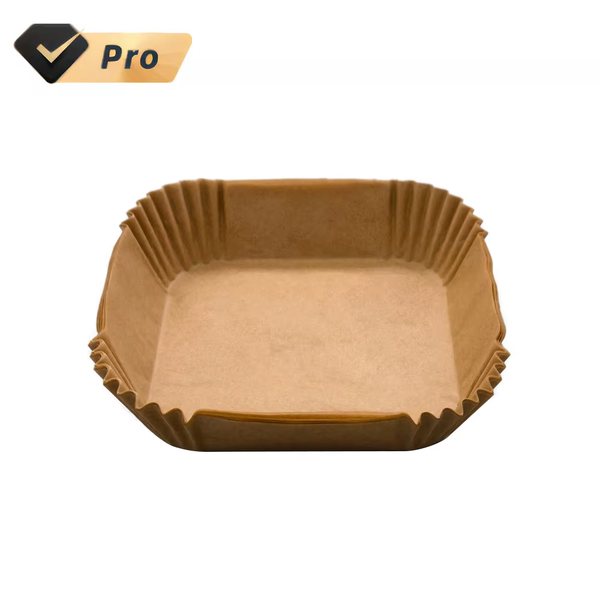 Reusable Non Stick Collapsible 50Pcs 8.5 Inch 6.4Inch Ce Burden 100 Pcs Disposable Paper Square Silicone Air Fryer Liners
