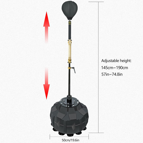 Boxing Fast Respond Speed Bar Heavy Duty Punching Equipment Adjustable Height from 57