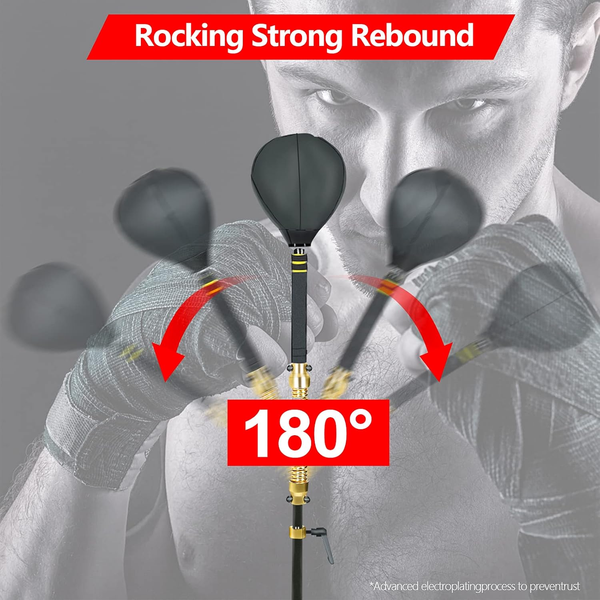 Boxing Fast Respond Speed Bar Heavy Duty Punching Equipment Adjustable Height from 57