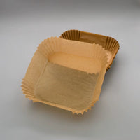 Reusable Non Stick Collapsible 50Pcs 8.5 Inch 6.4Inch Ce Burden 100 Pcs Disposable Paper Square Silicone Air Fryer Liners